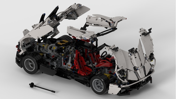 LEGO MOC Porsche Carrera GT by Loxlego