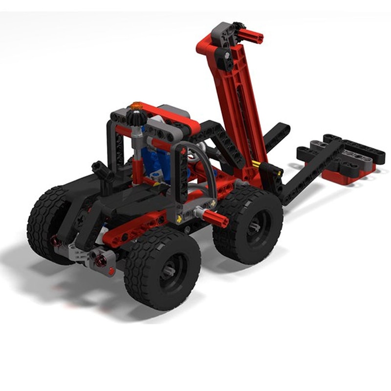 TECHNIC MOC 10983 Forklift Compatible with LE..G0 42061 By Nequmodiva MOCBRICKLAND