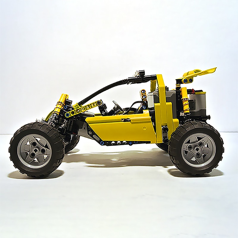 TECHNIC MOC 3929 Lime Buggy by Proto MOCBRICKLAND