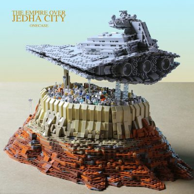 MOC 18916 The Empire over Jedha City By Onecase