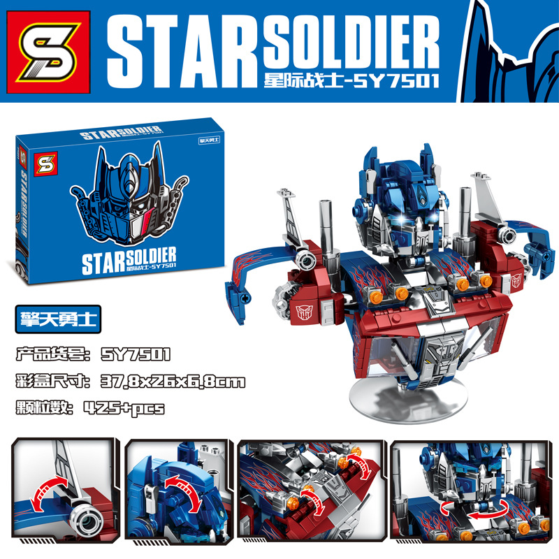 SY 7501 Optimus Prime Transformer Robot Soldier