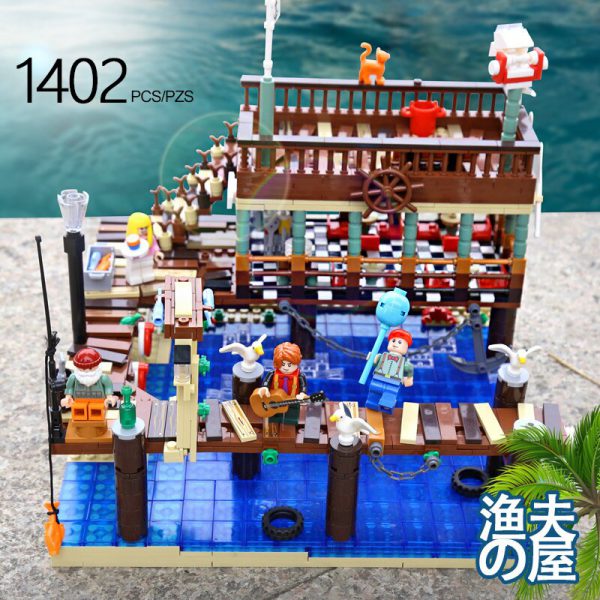 Lepining 16050 New MOC Street Building Toys Compatible Wi1