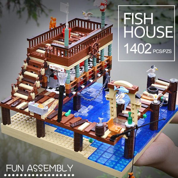 Lepining 16050 New MOC Street Building Toys Compatible Wi3