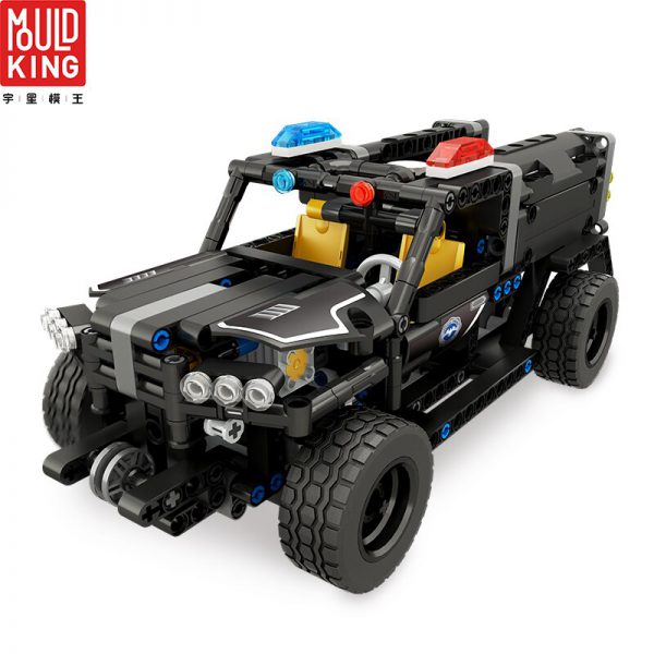 MOULD KING City SWAT Team Police RC Car Remote Control Truck Building Blocks City Technic Car