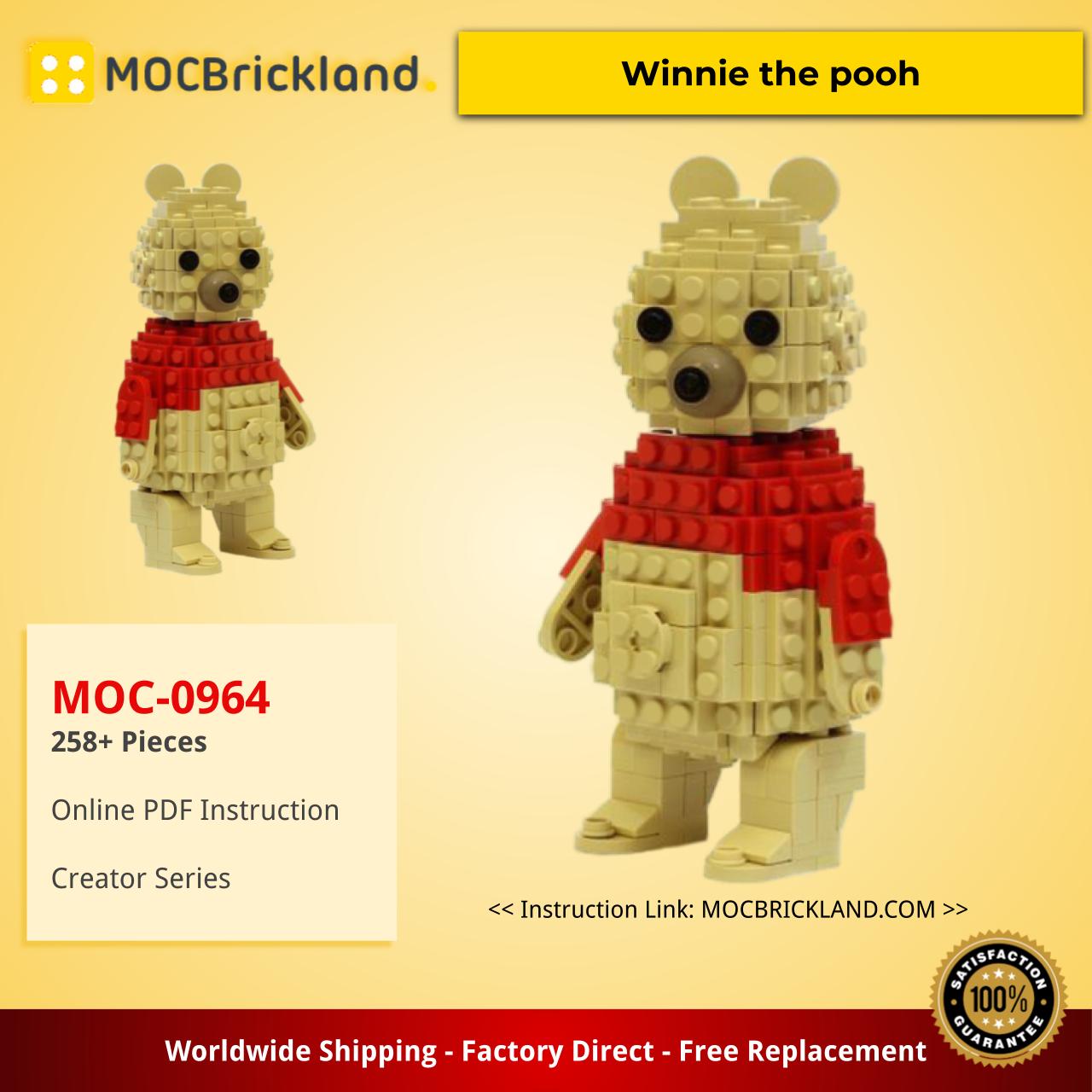 Creator MOC-0964 Winnie the pooh by JKBrickworks MOCBRICKLAND