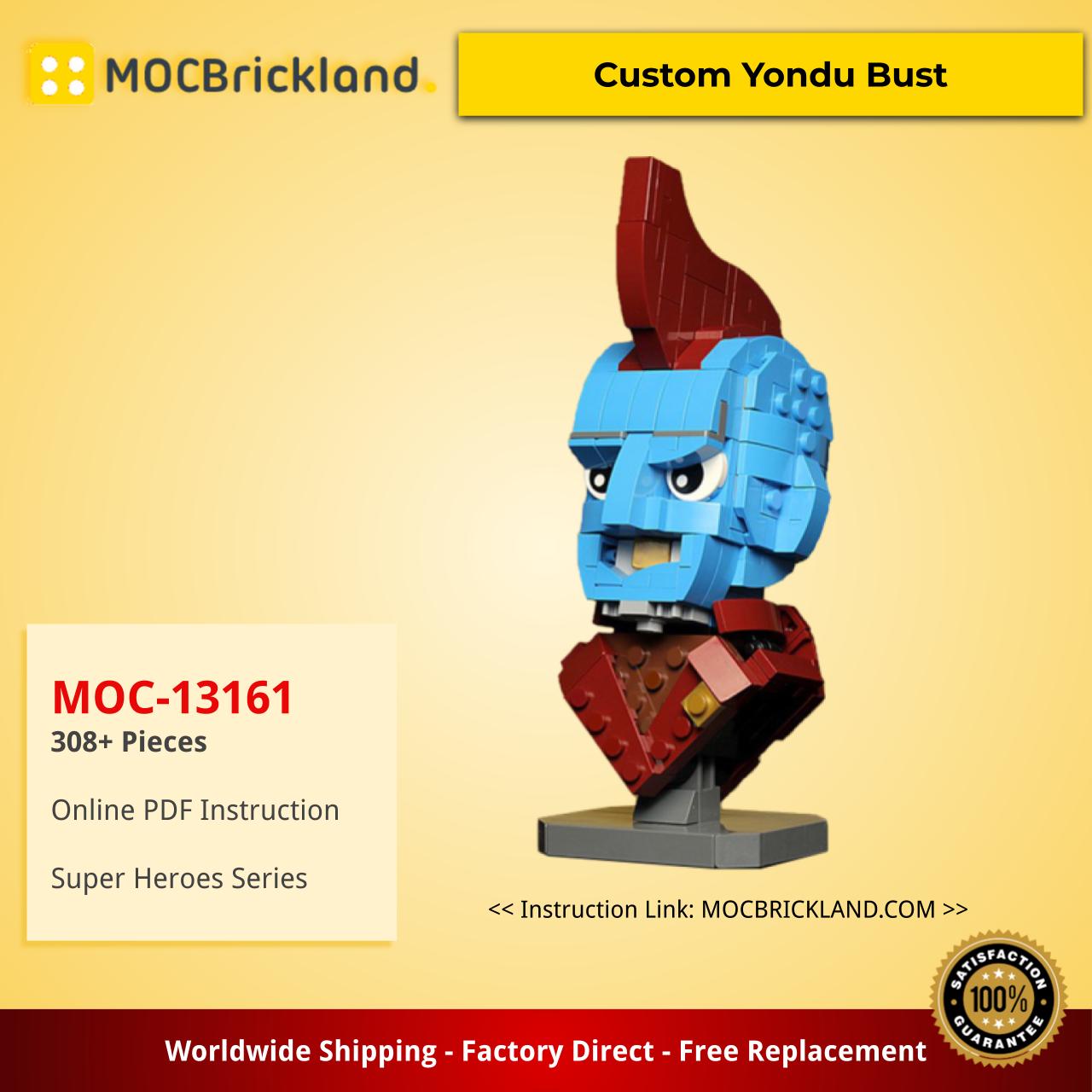 Super Heroes MOC-13161 Custom Yondu Bust by buildbetterbricks MOCBRICKLAND