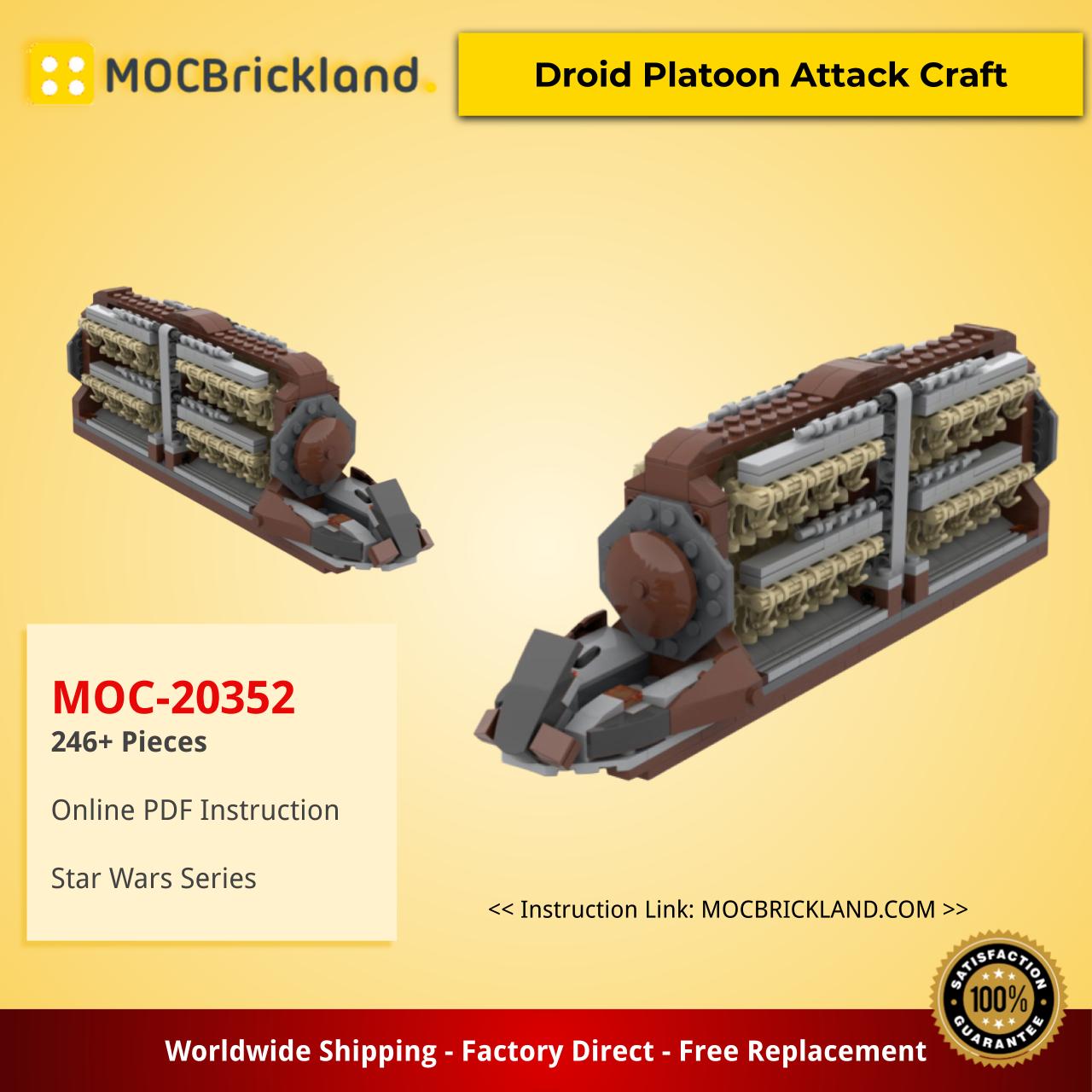 Star Wars MOC-20352 Droid Platoon Attack Craft by EmpireBricks MOCBRICKLAND