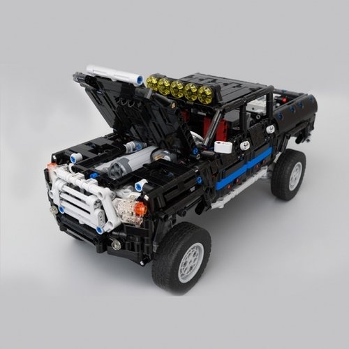 MOC-16304 Technic Dual-Driveshaft Pickup by KevinMoo