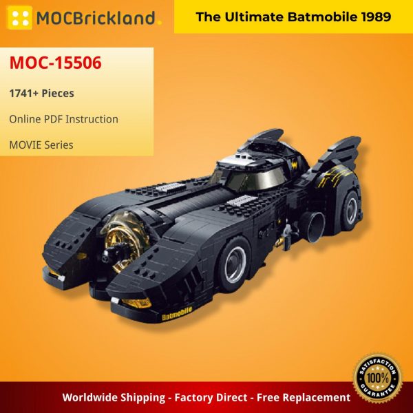 MOCBRICKLAND MOC 15506 The Ultimate Batmobile 1989