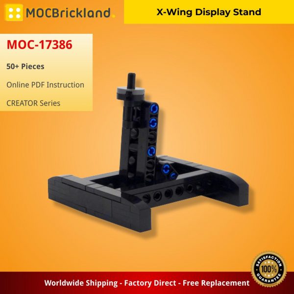 MOCBRICKLAND MOC 17386 X Wing Display Stand 2