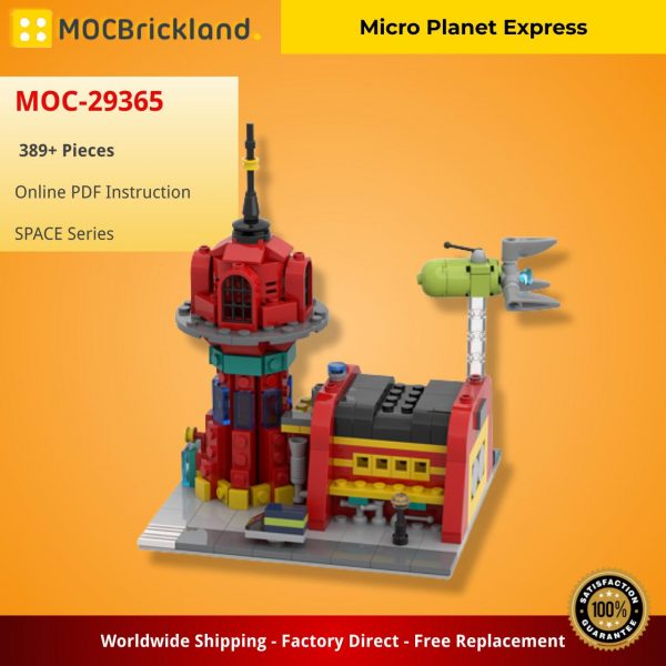 MOCBRICKLAND MOC 29365 Micro Planet Express 2