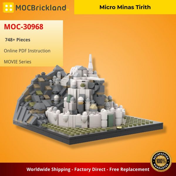 MOCBRICKLAND MOC 30968 Micro Minas Tirith 2