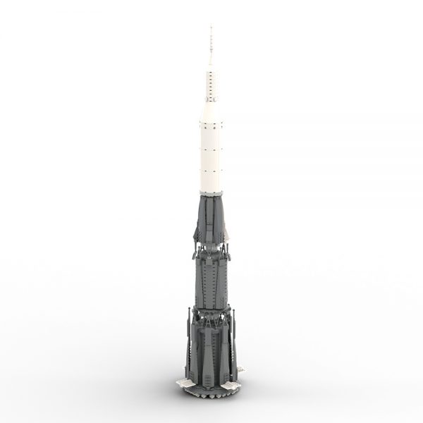 MOCBRICKLAND MOC 37172 Soviet N1 Moon Rocket 1