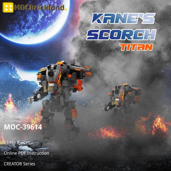 MOCBRICKLAND MOC 39614 Titanfall 2 Kanes Scorch Titan
