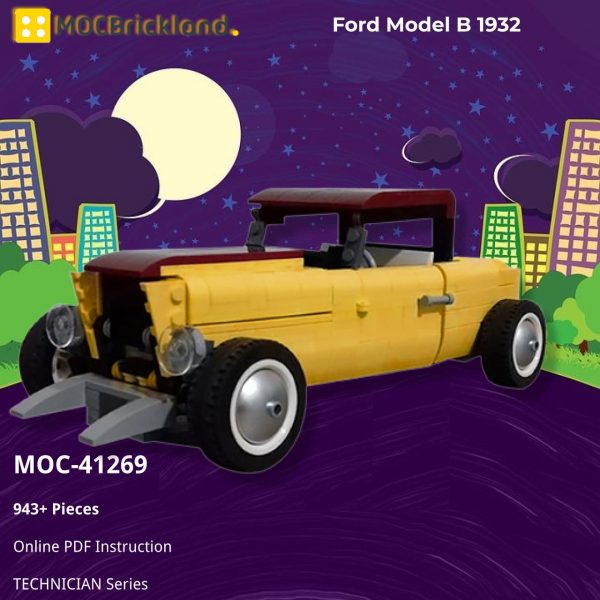 MOCBRICKLAND MOC 41269 Ford Model B 1932 2