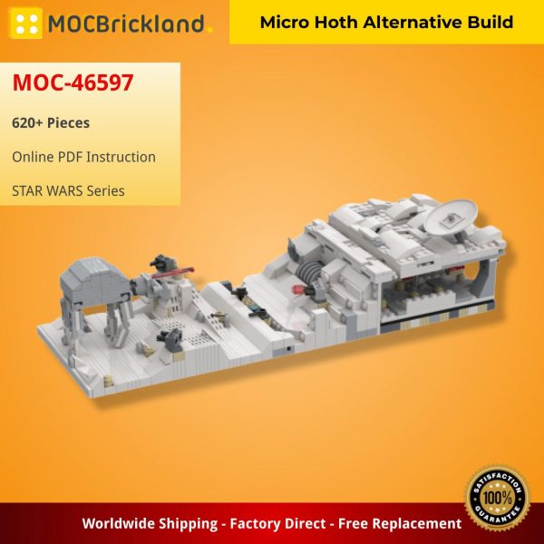 MOCBRICKLAND MOC 46597 Micro Hoth Alternative Build 2