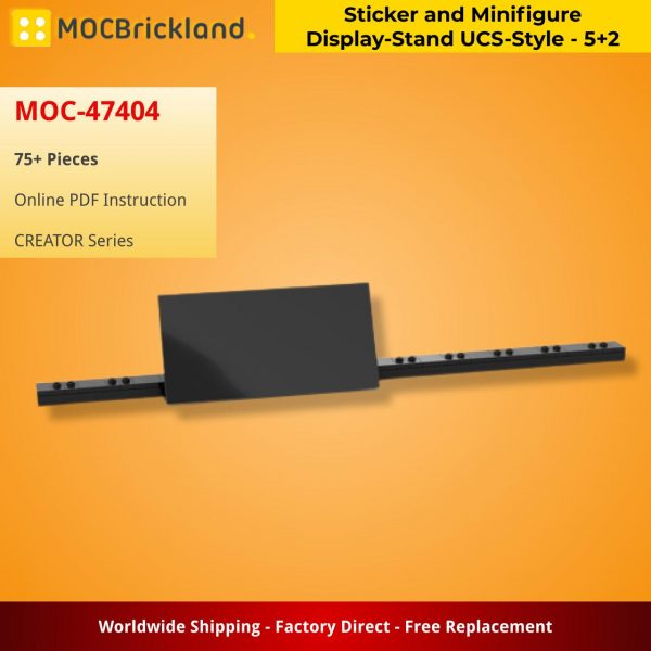MOCBRICKLAND MOC 47404 Sticker and Minifigure Display Stand UCS Style – 52 2