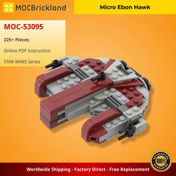 MOCBRICKLAND MOC 53095 Micro Ebon Hawk 2