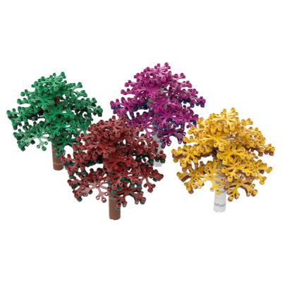 MOCBRICKLAND MOC 54264 Colorful Trees for Modular Models 1