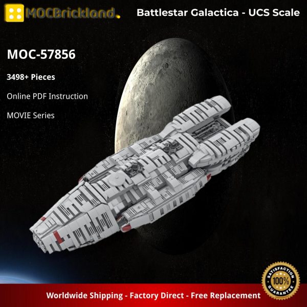 MOCBRICKLAND MOC 57856 Battlestar Galactica – UCS Scale 2
