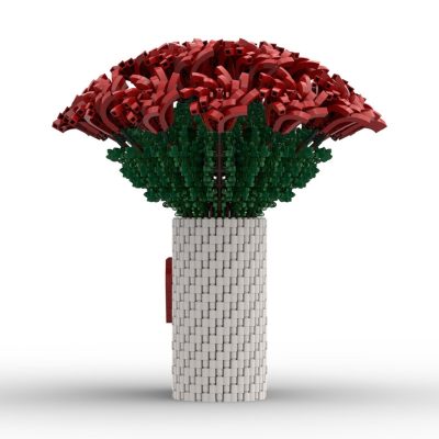 MOCBRICKLAND MOC 88699 Two Dozen Red Roses 6