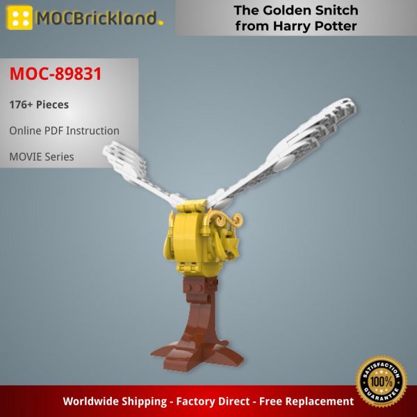 MOCBRICKLAND MOC 89831 The Golden Snitch from Harry Potter 2