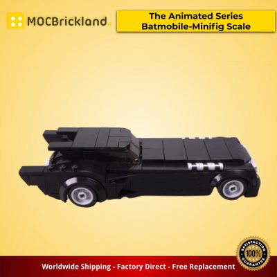 cars moc 15632 the animated series batmobile minifig scale 1992 1995 by brickvault mocbrickland 2931