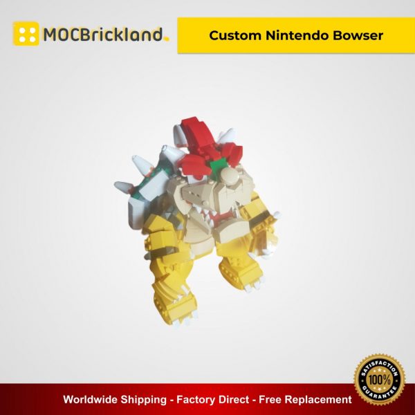 creator moc 12349 custom nintendo bowser by buildbetterbricks mocbrickland 3164