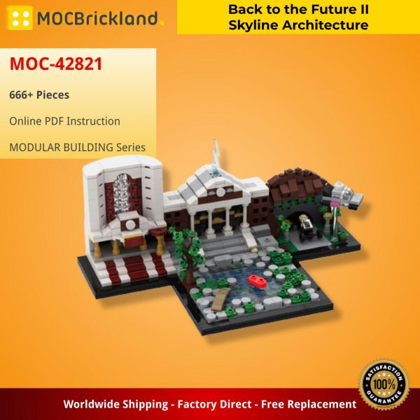modular building moc 42821 back to the future ii skyline architecture by custominstructions mocbrickland 4010