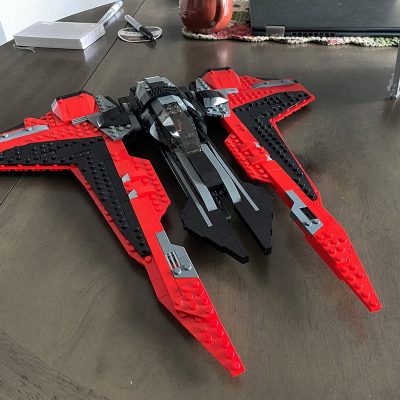star wars moc 32053 customized darth moores fighter mocbrickland 7283