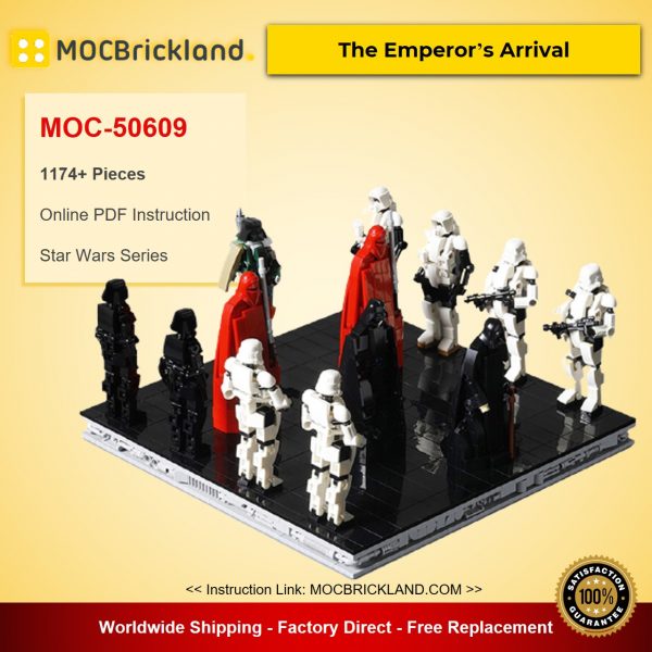 star wars moc 50609 the emperors arrival by onecase mocbrickland 7642