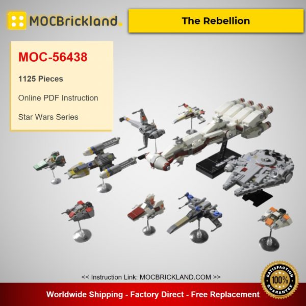 star wars moc 56438 the rebellion by onecase mocbrickland 4478