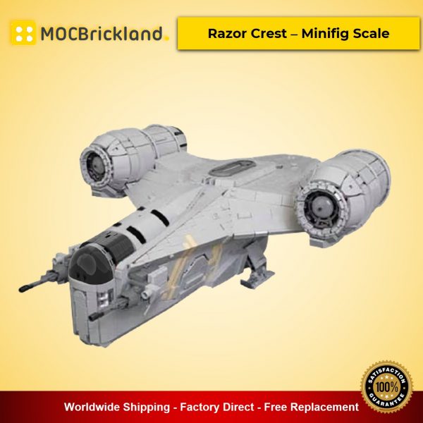 star wars moc 90096 razor crest minifig scale mocbrickland 7177