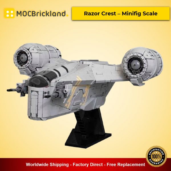 star wars moc 90096 razor crest minifig scale mocbrickland 8259