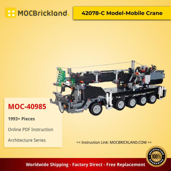 technic moc 40985 42078 c model mobile crane by dyens creations mocbrickland 2426
