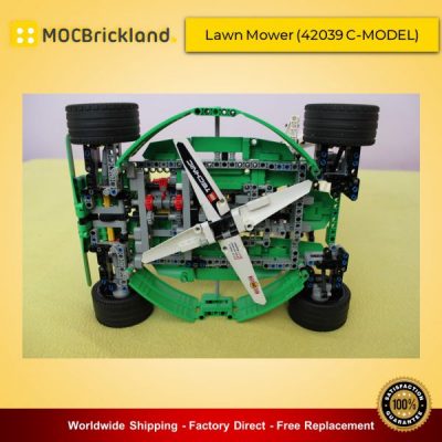 technic moc 4867 lawn mower 42039 c model by pg mocbrickland 8409