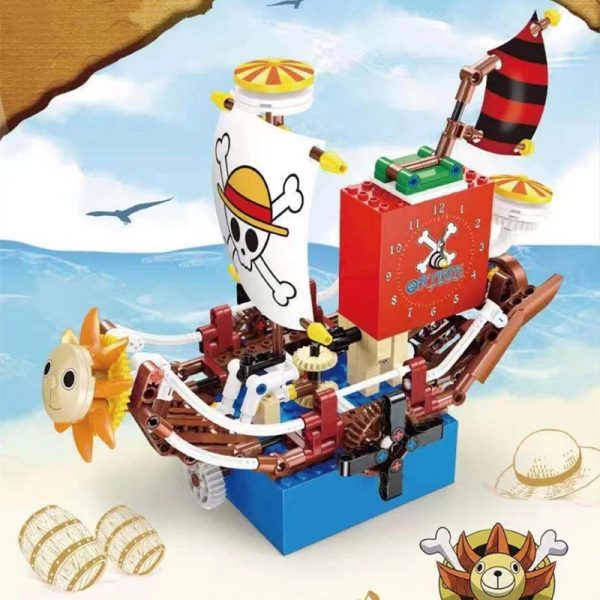 CREATOR GAOMISI T2027 Clock Pirate Ship Music Box 1