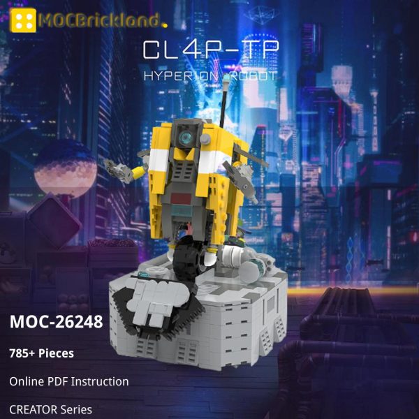 CREATOR MOC 26248 Claptrap CL4P TP by daarken MOCBRICKLAND