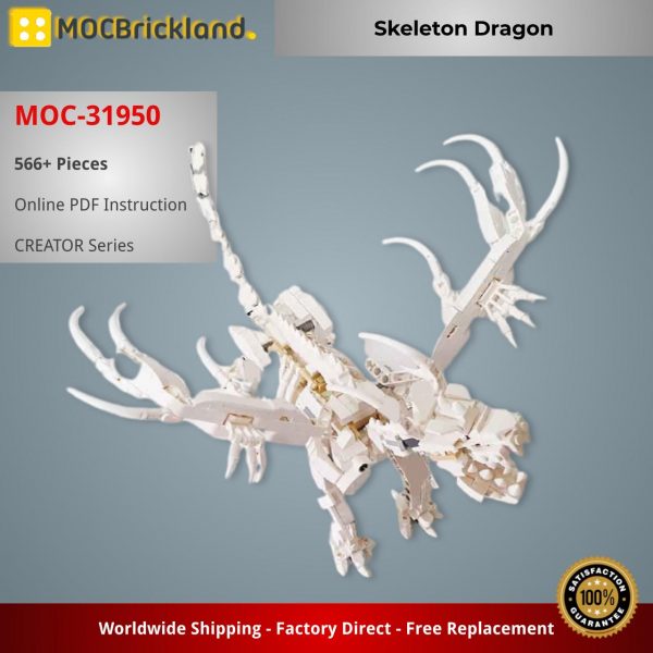 CREATOR MOC 31950 Skeleton Dragon by frenchybricks MOCBRICKLAND 1