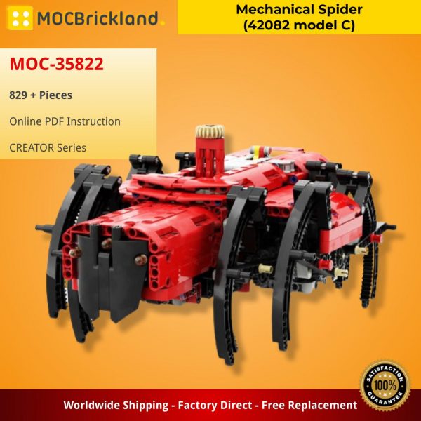 CREATOR MOC 35822 Mechanical Spider 42082 model C by Kartmen MOCBRICKLAND 2