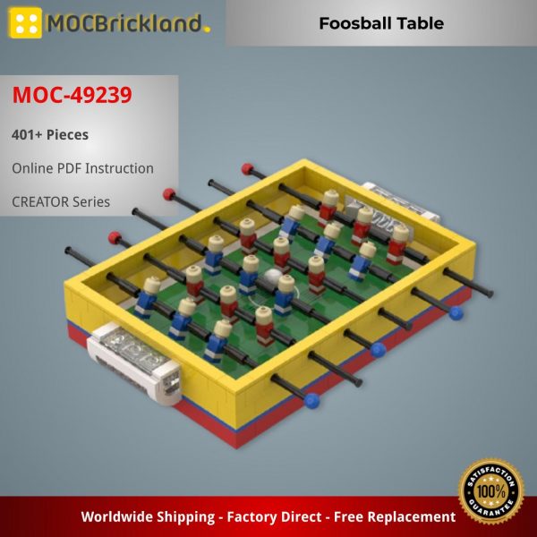CREATOR MOC 49239 Foosball Table by plan MOCBRICKLAND 2