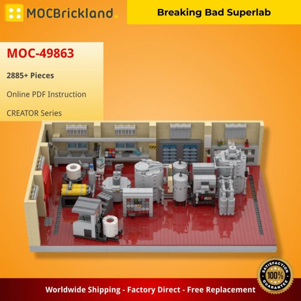 CREATOR MOC 49863 Breaking Bad Superlab by YCBricks MOCBRICKLAND 3