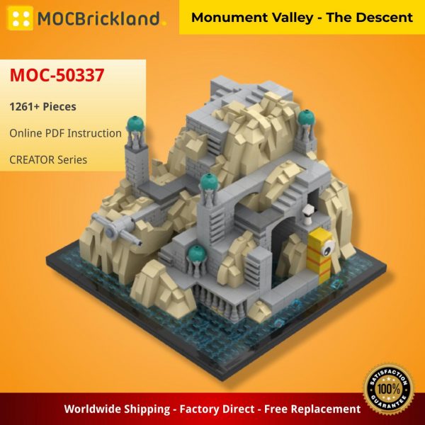 CREATOR MOC 50337 Monument Valley The Descent by YCBricks MOCBRICKLAND 2