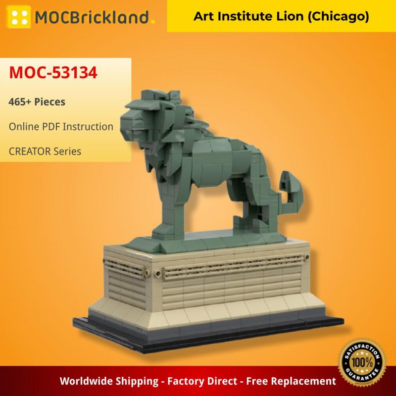 CREATOR MOC 53134 Art Institute Lion Chicago by bric.ole MOCBRICKLAND 2 800x800 1