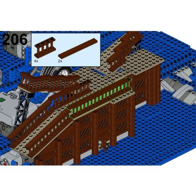 CREATOR MOC 67413 Theme Park Pirate Ship Ride by Gdale MOCBRICKLAND 3
