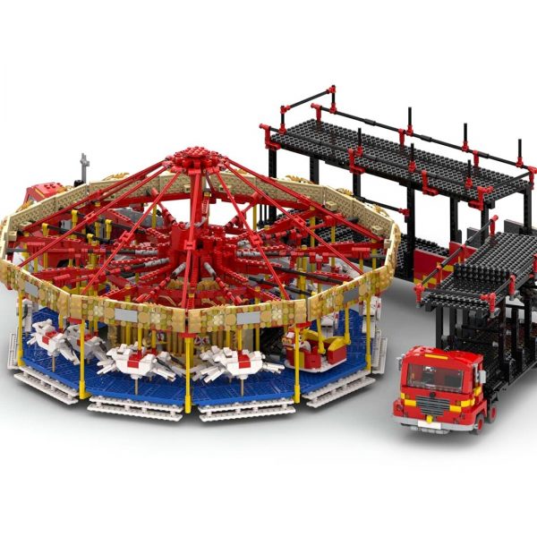 CREATOR MOC 73320 Fairground Carousel by Gdale MOCBRICKLAND 1