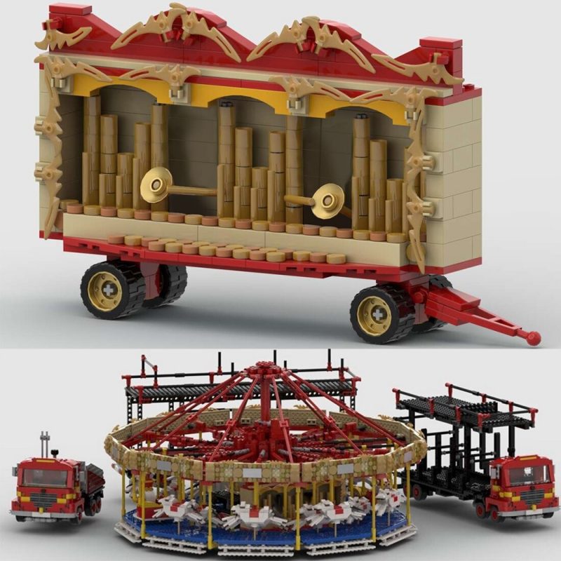 CREATOR MOC 73320 Fairground Carousel by Gdale MOCBRICKLAND 4 800x800 1