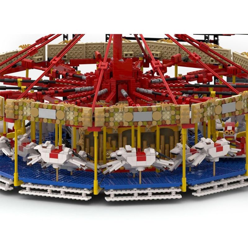 CREATOR MOC 73320 Fairground Carousel by Gdale MOCBRICKLAND 5 800x800 1