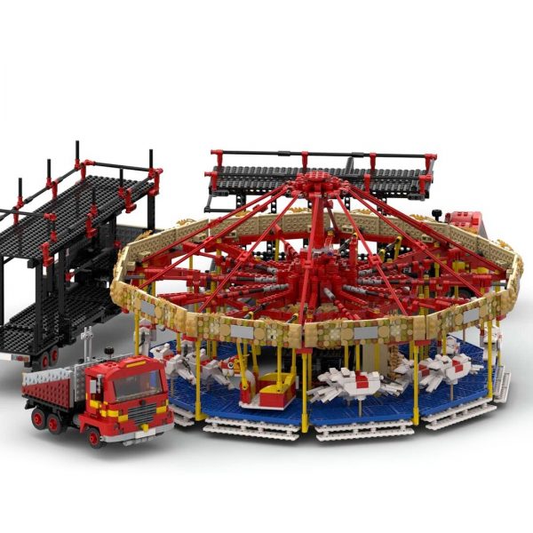 CREATOR MOC 73320 Fairground Carousel by Gdale MOCBRICKLAND 6