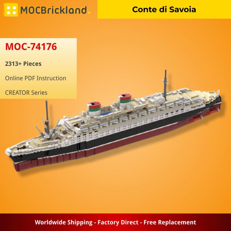 CREATOR MOC 74176 Conte di Savoia by bru bri mocs MOCBRICKLAND 5 800x800 1